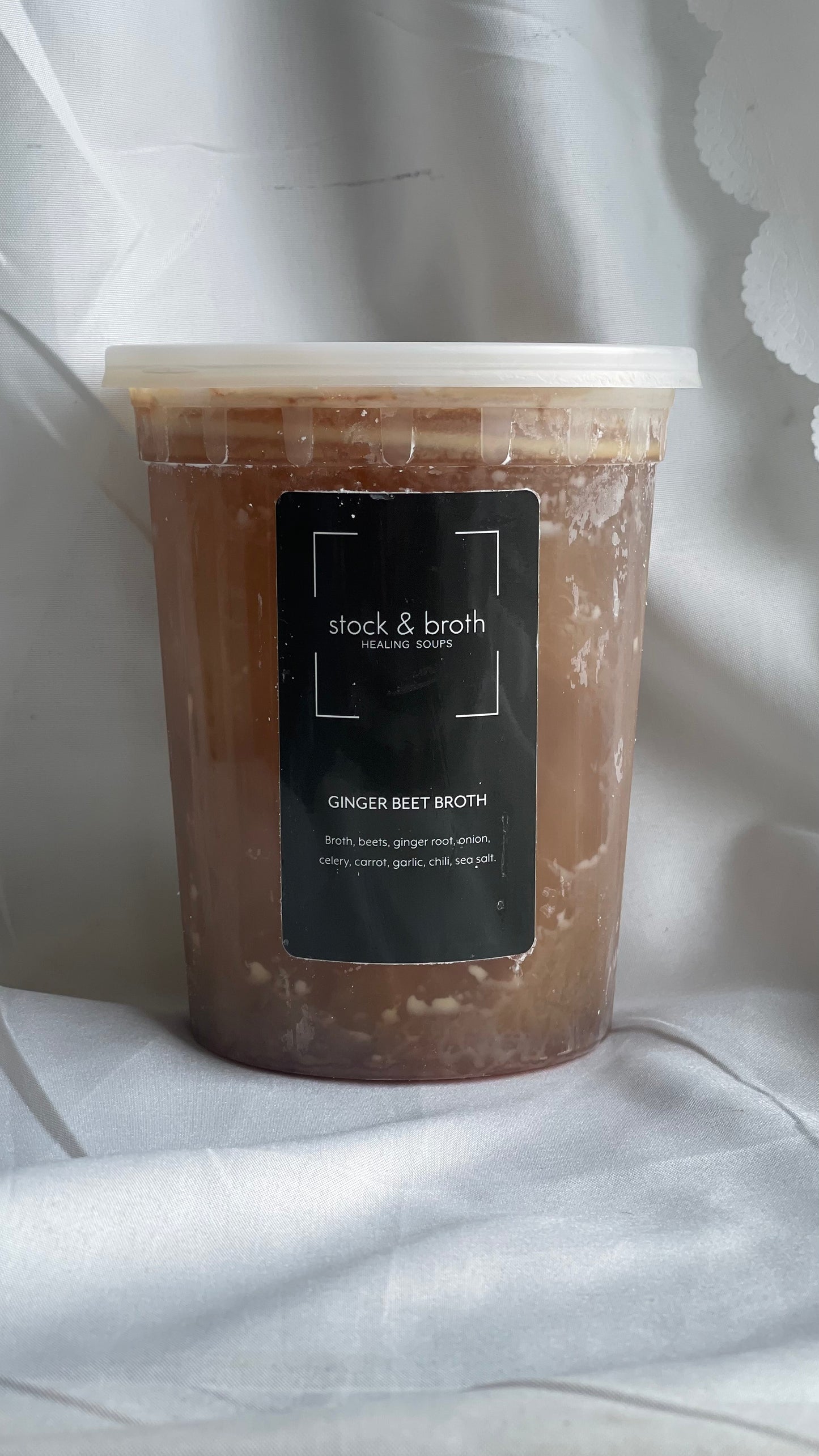 Ginger Beet Infused Broth