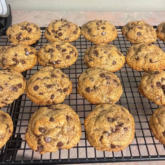 2 Chickpea Chocolate Chip Cookies